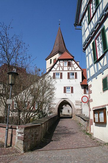WEIL DER STADT-MERKLINGEN > Kirchenburg - Torhausbrücke