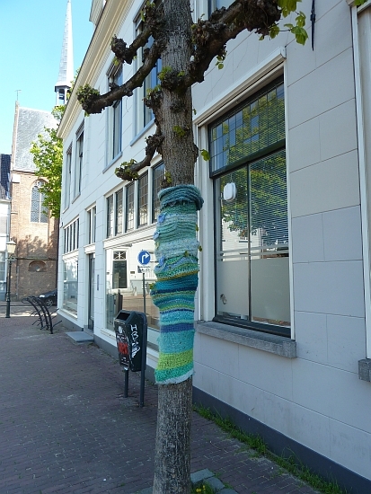 Bestrickter Baum in Amersfoort