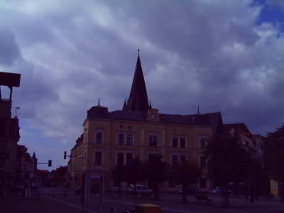 BERNBURG > Thalstädter Markt mit dem Thalstädter Rathaus