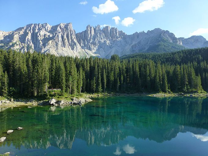 KARERSEE mit Blick auf die Latemargruppe