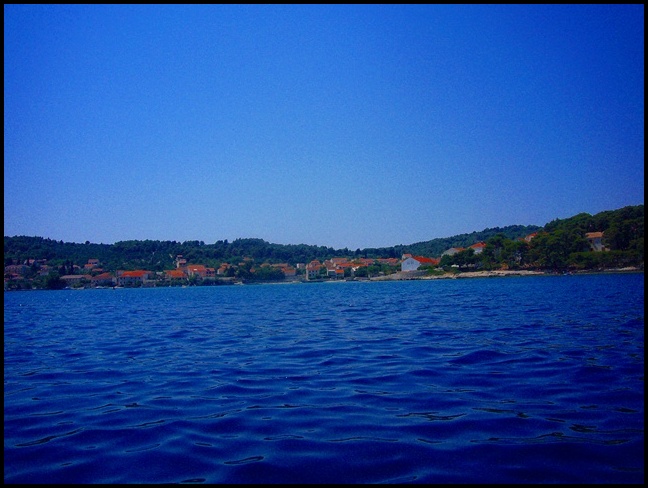 Blick auf Korcula