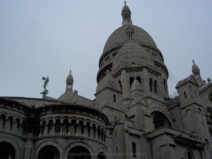 Sacré Coeur aus der Nähe