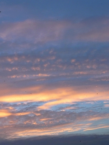 Wolken Sonnenuntergang rechts