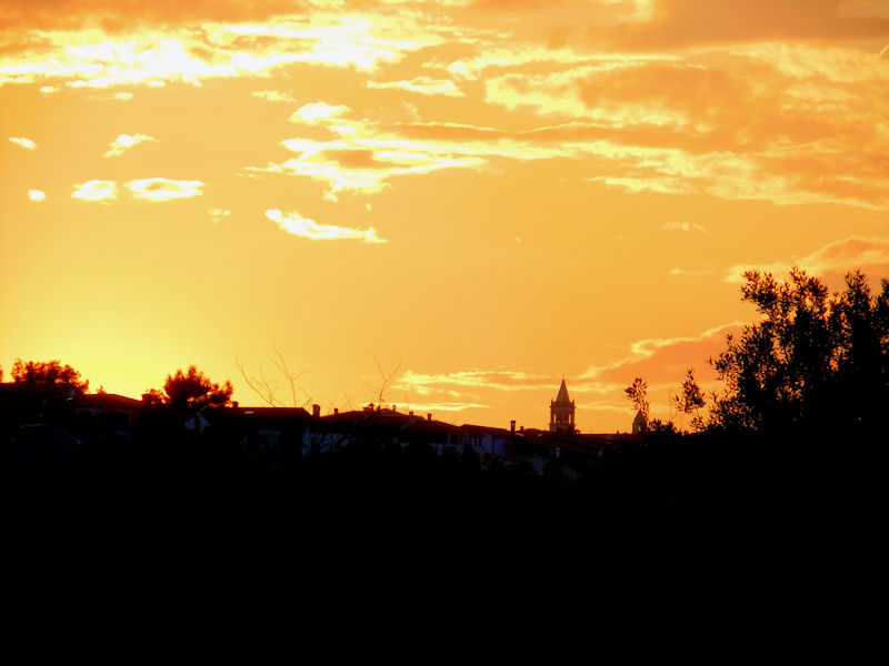 Istrien: LIZNJAN > Abendstimmung