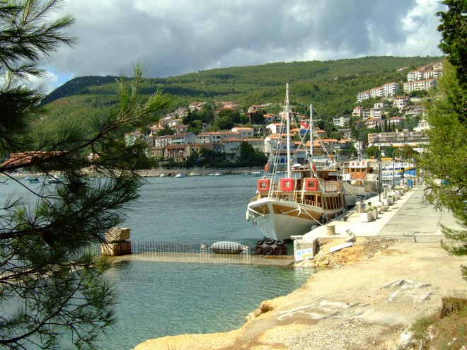 Rabac Hafen