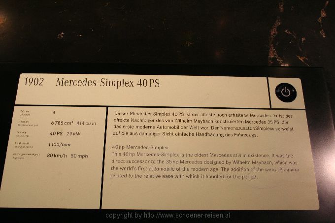 STUTTGART > Mercedes Benz Museum > M2 > Mercedes Simplex