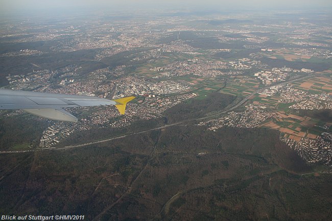 LUFTBILD STUTTGART > Take Off ab Stuttgart Flughafen