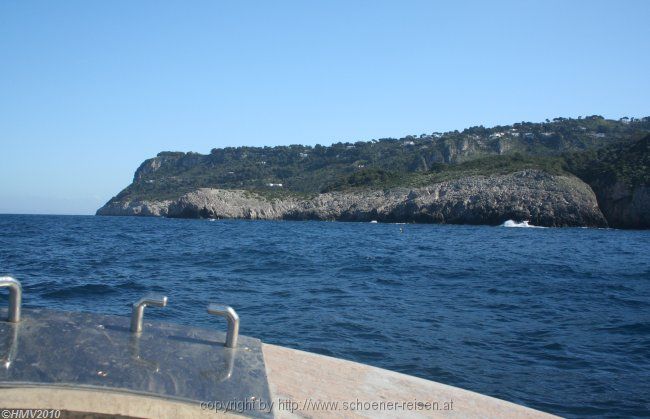 INSEL CAPRI - Bootsfahrt rund um die Insel > 107 Westküste