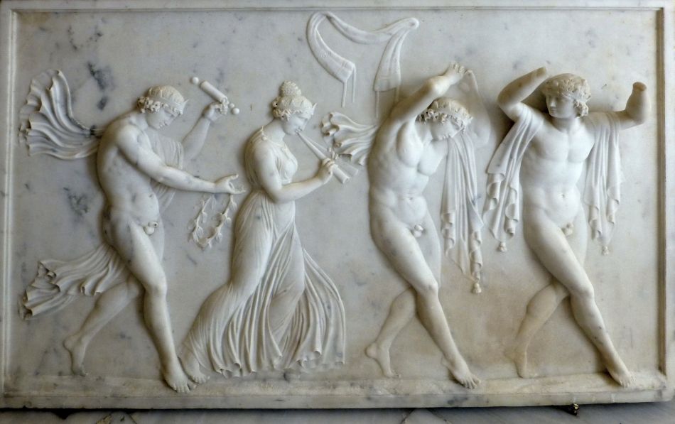 GR:Korfu>Achilleion>Skulpturenzimmer>Fest für Dionysos