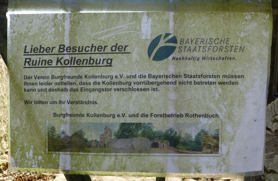 D:Bayern>Kollenburg>Tor>Schild