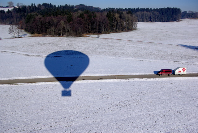 Heißluftballoonfahrt am Alpenrand 6