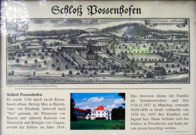Possenhofen>Schloss>Infotafel