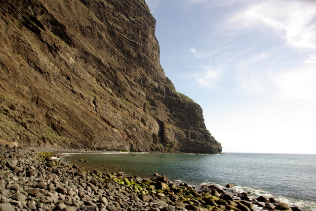 ACANTILADOS DE LOS GIGANTES > Steilküste am Ende der Barranco de Masca