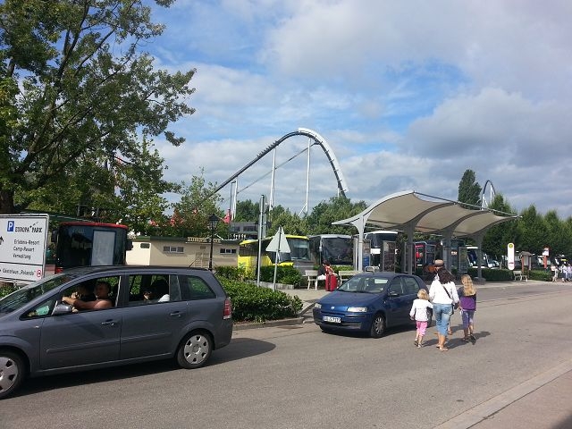 EUROPAPARK Blick zum Silverstar