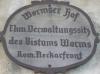 BAD WIMPFEN > Wormser Hof - Infotafel