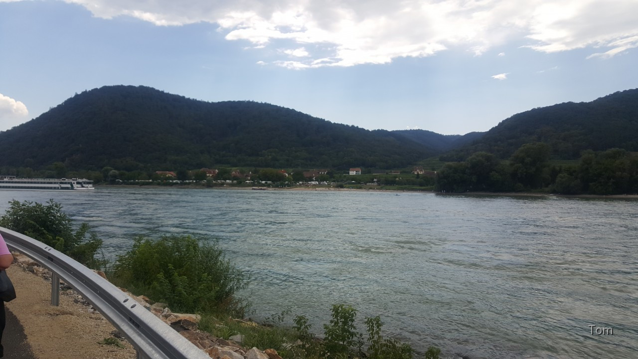 Blick zur Donau von Dürnstein