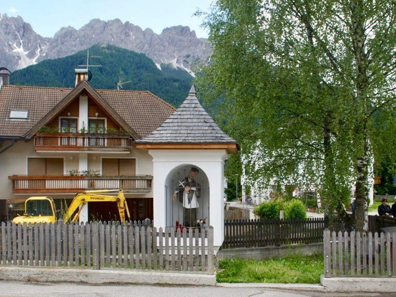 I: Innichen Pustertal Südtirol > Bildstock an der Drau