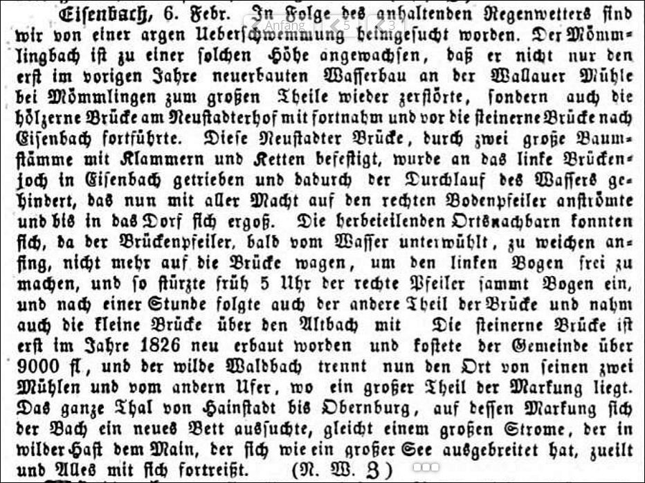 Neue Münchener Zeitung vom 11.02.1852